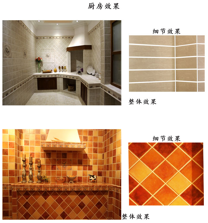 厨房餐厅美缝案例效果图